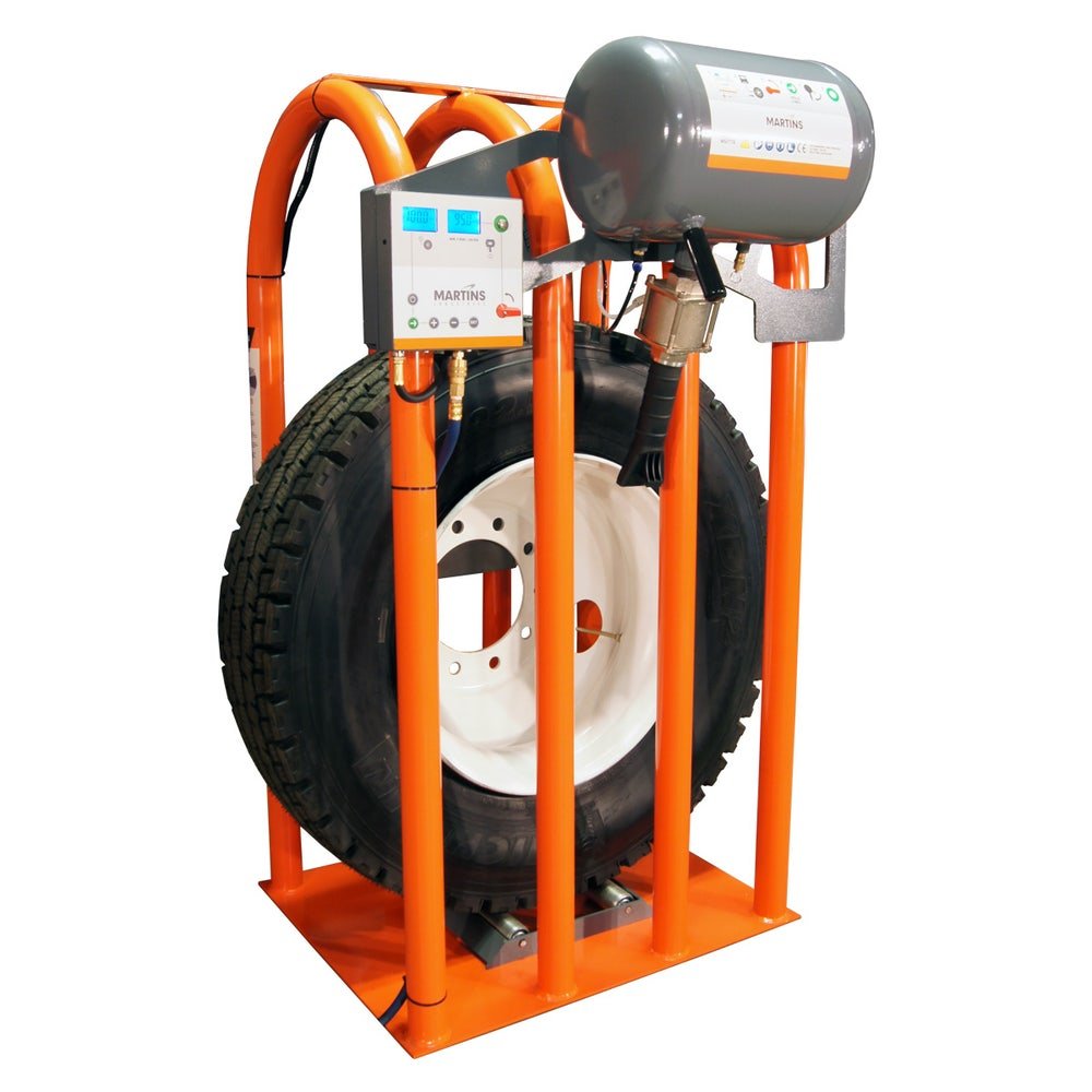 Seating And Inflating Truck Tire Station - Maventech