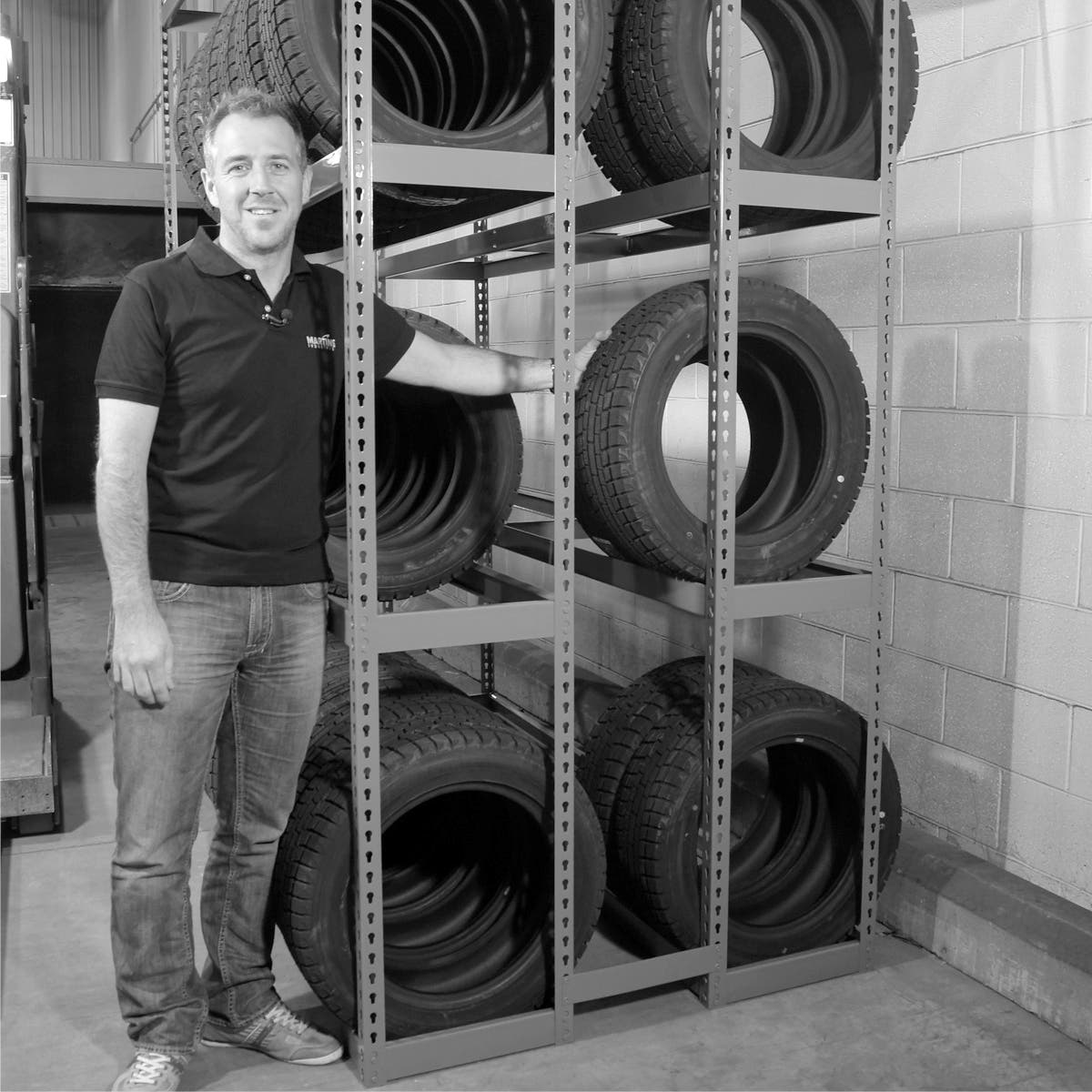 5 - Tier Tire Shelving Rack MTSR - 5 - Maventech