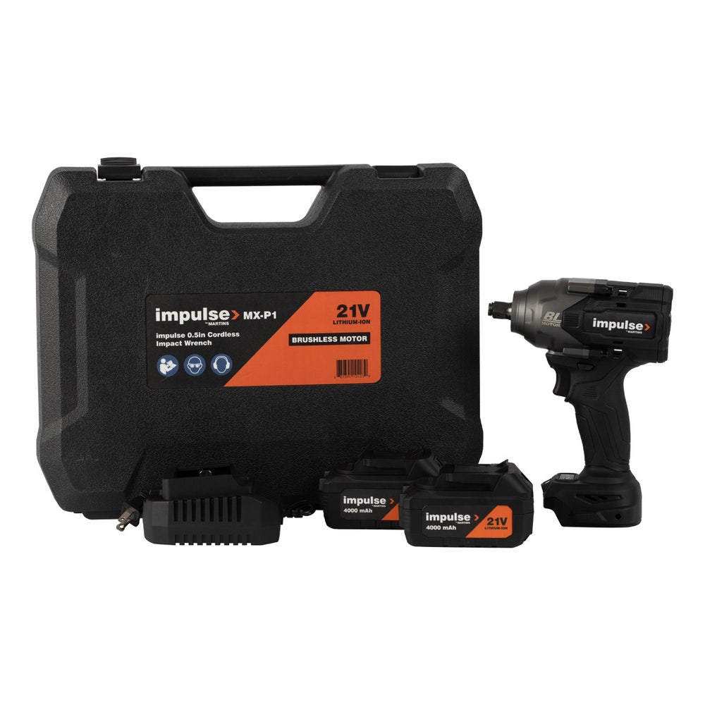 Impulse 1/2" Cordless Impact Wrench 797 ft - lb MX - P1 - Maventech