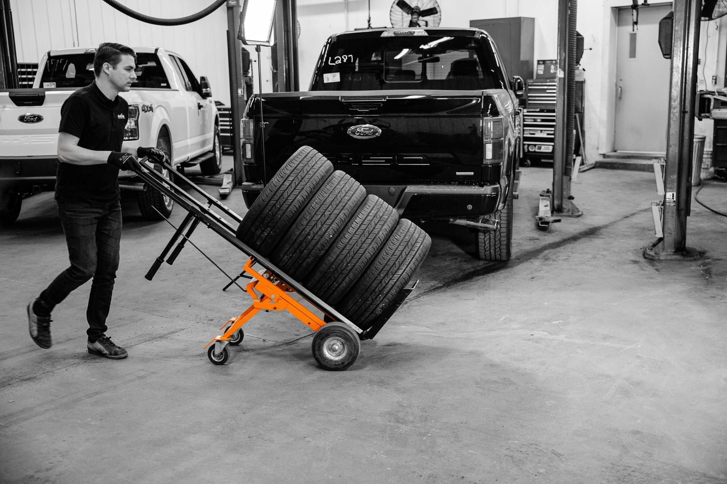 Tire Rider Ergonomic - Tire Cart - Maventech