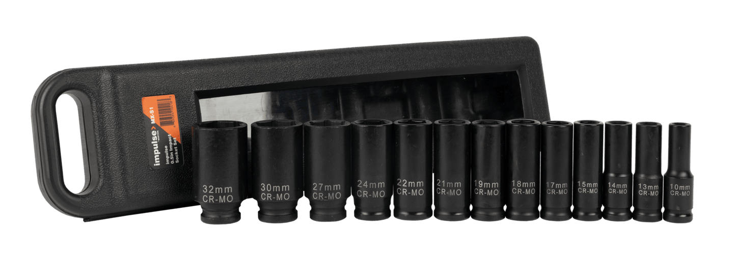 Impulse 1/2" Impact Socket Set MX - S1 - Maventech