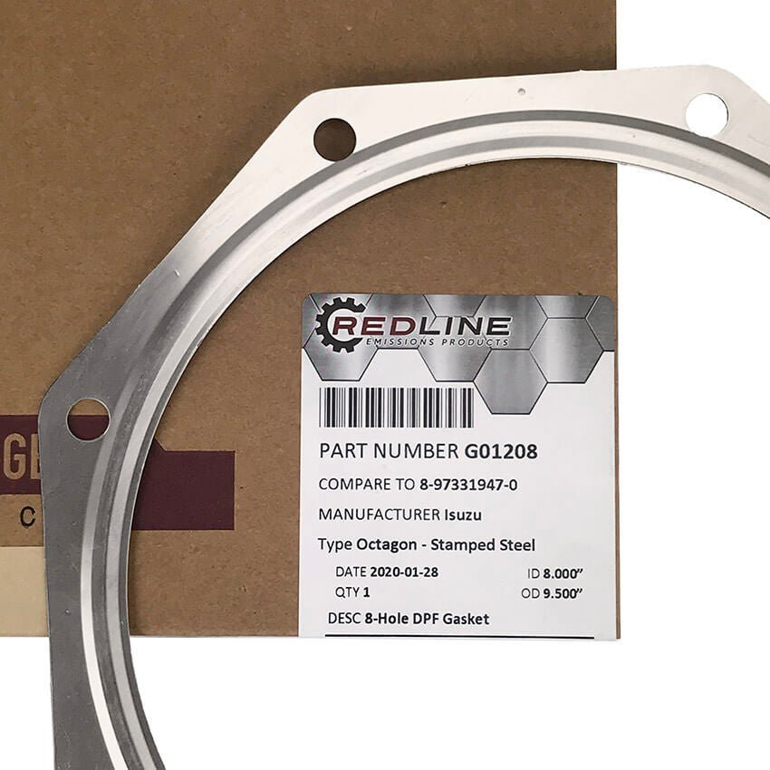 Redline Emissions Products Replacement for OEM Isuzu DPF Gasket (8 - 97331947 - 0 / REP G01208) - Maventech