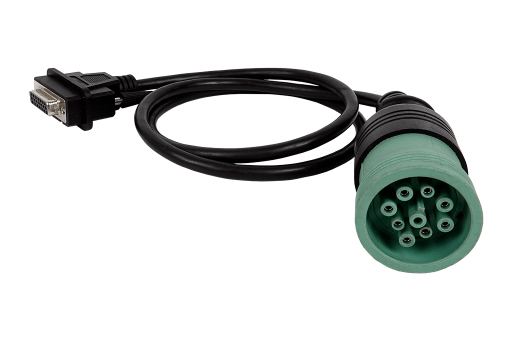 Deutsch 9 Pin Type 2 Green (V9) Diagnostics Cable JDC217.9 - Maventech