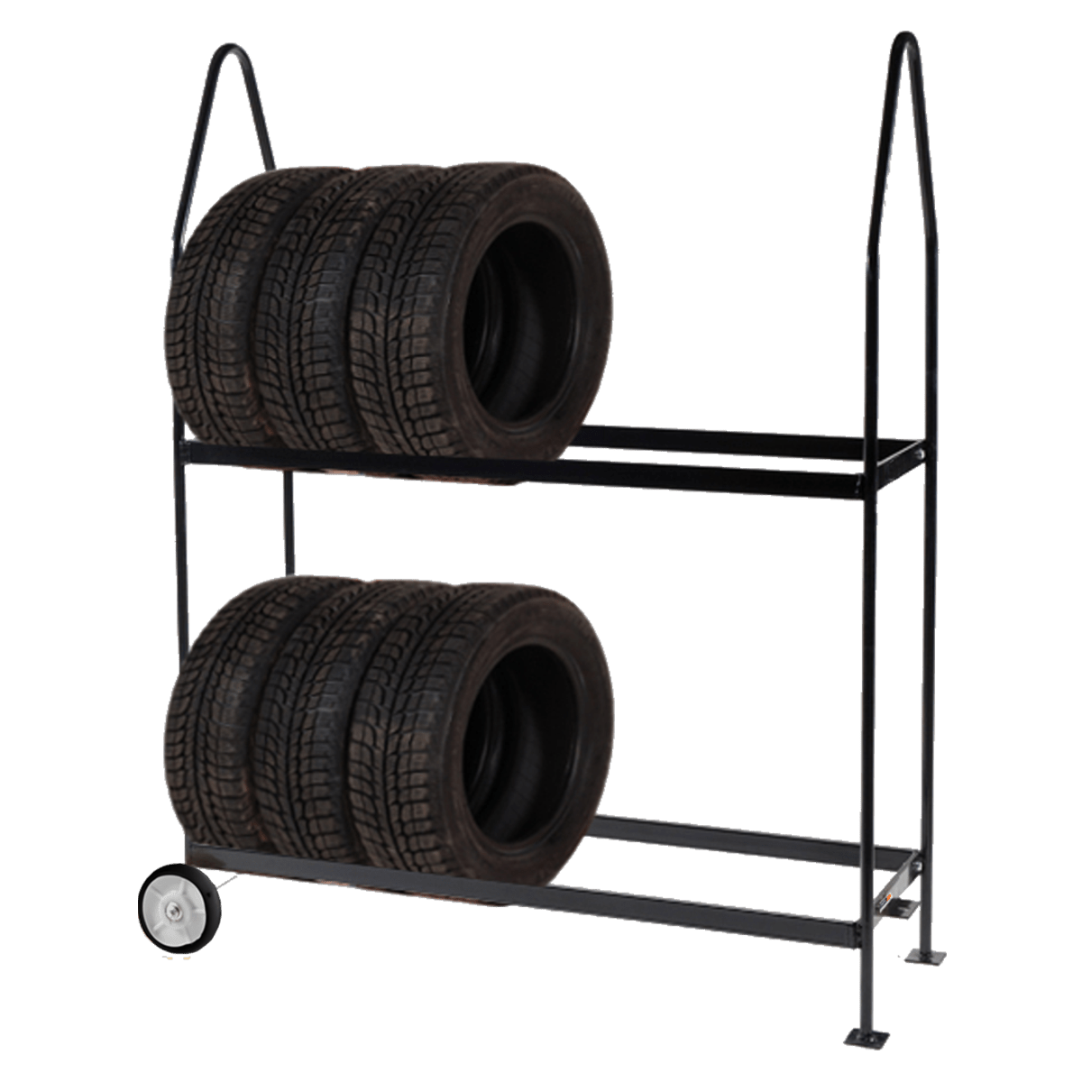 Standard Mobile Tire Display Rack - Maventech