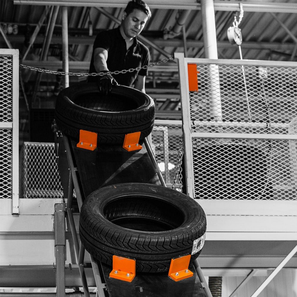 Floor to Floor 24’ Tire Conveyor - Maventech