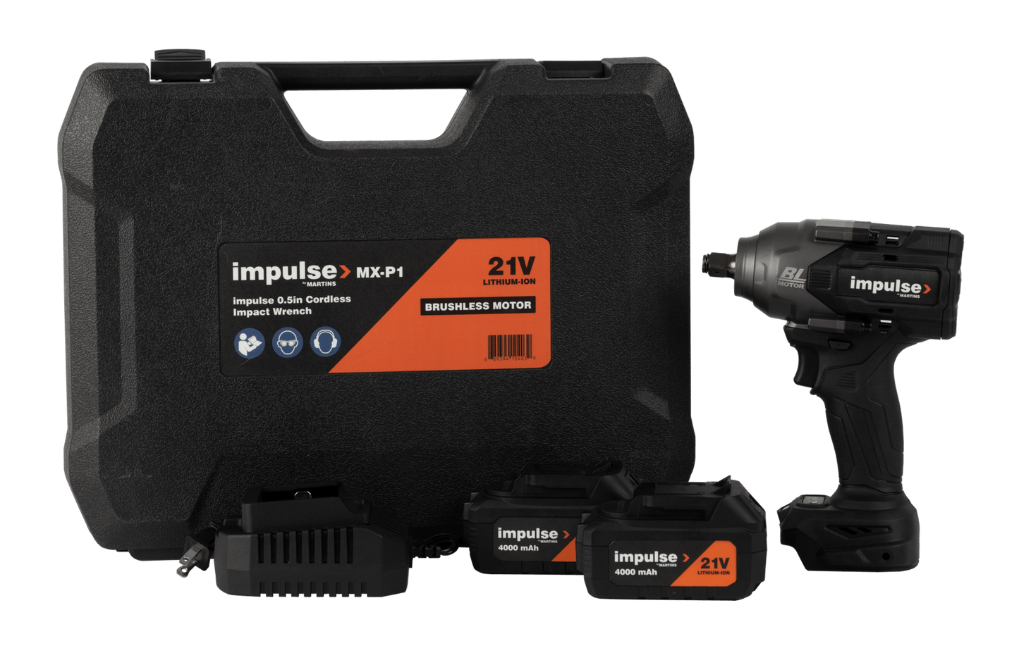 Impulse 1/2" Cordless Impact Wrench 797 ft - lb MX - P1 - Maventech