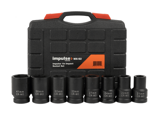 Impulse 1" Impact Socket Set MX - S2 - Maventech