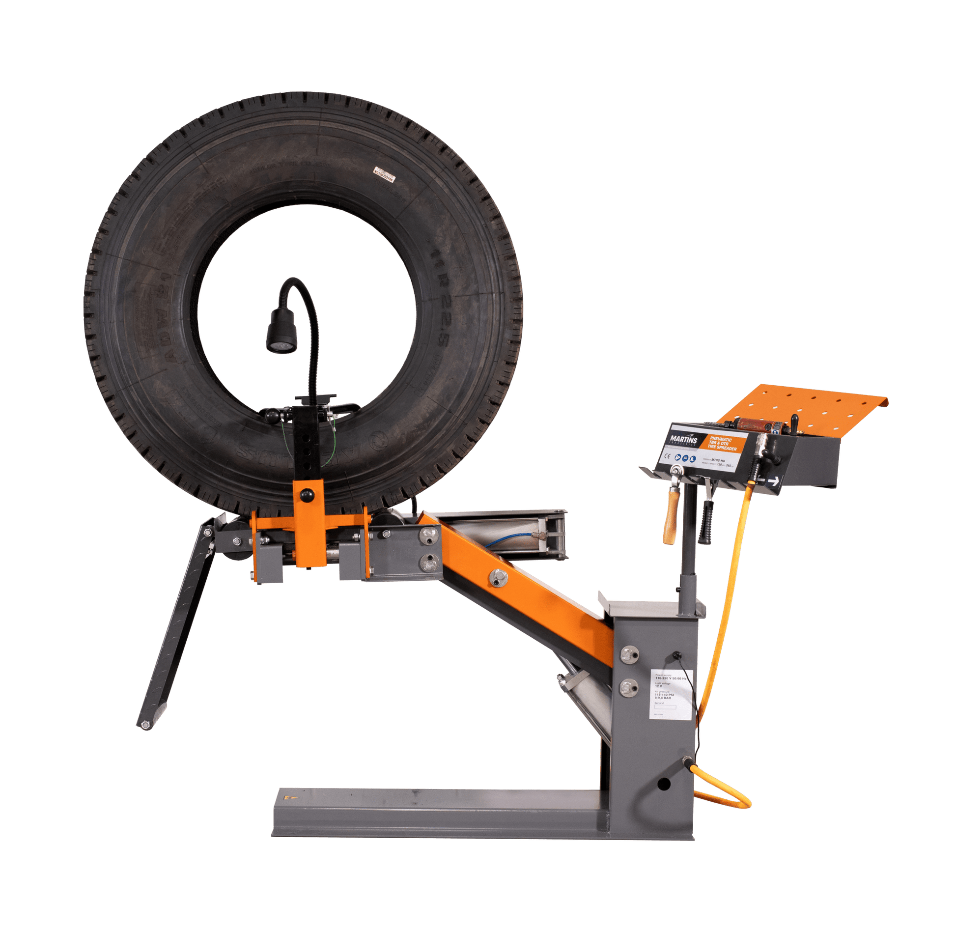 Pneumatic Heavy Duty & OTR Tire Spreader MTRS - HD - Maventech